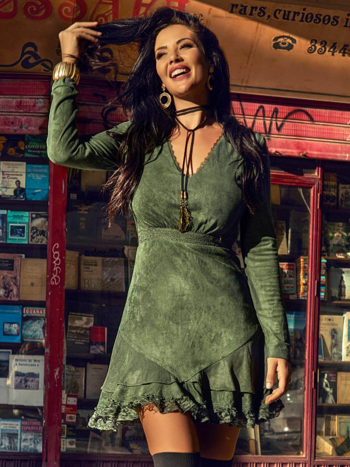 VESTIDO ANTURIO CAMALEÓNI