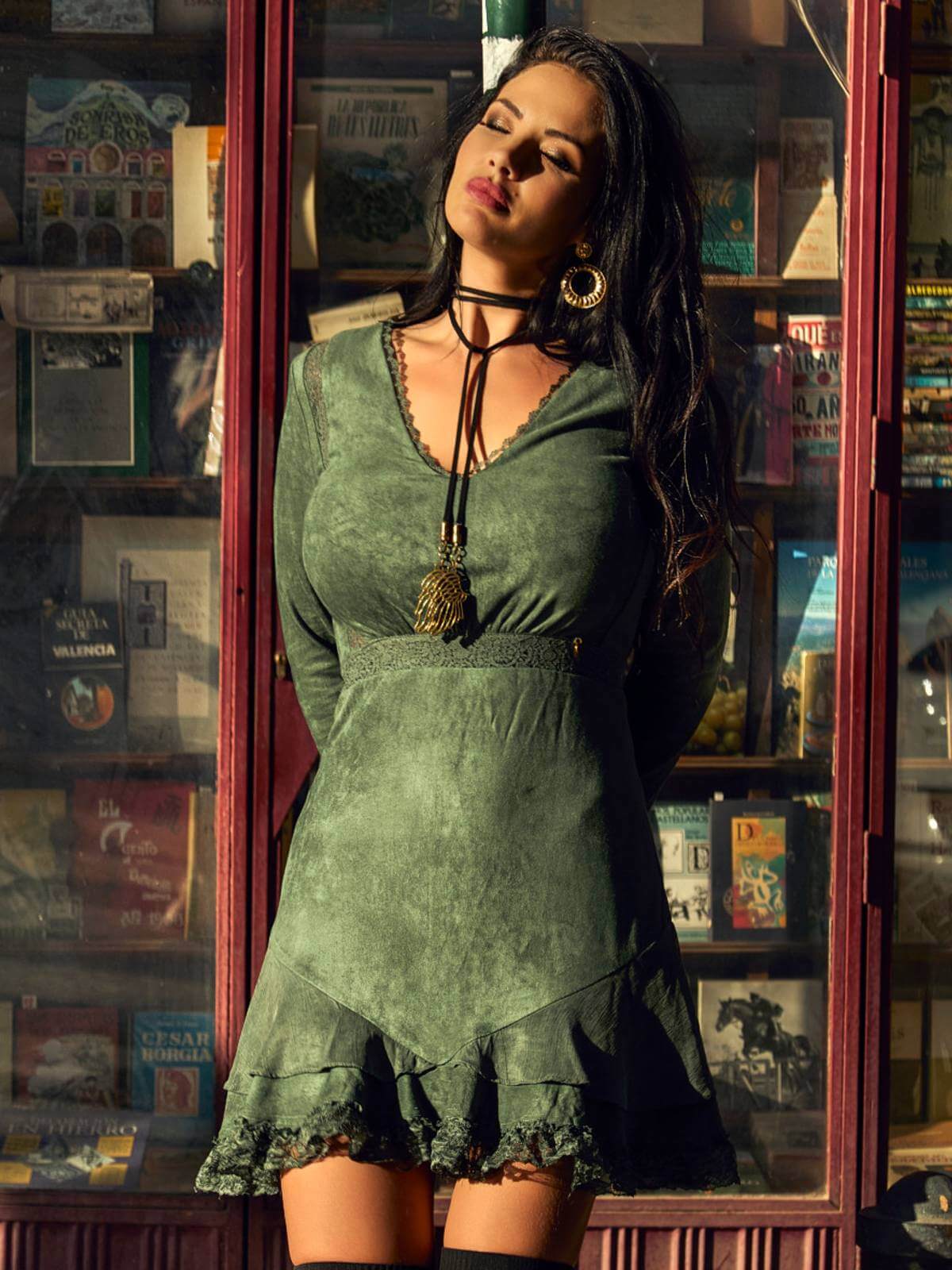 VESTIDO ANTURIO CAMALEÓNI