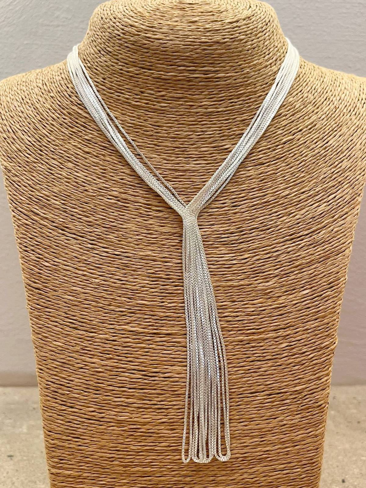 COLLAR CADENAS PLATA