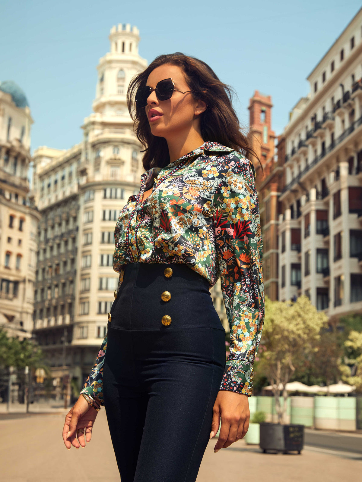 BLUSA GUZMANIA CAMALEÓNIC