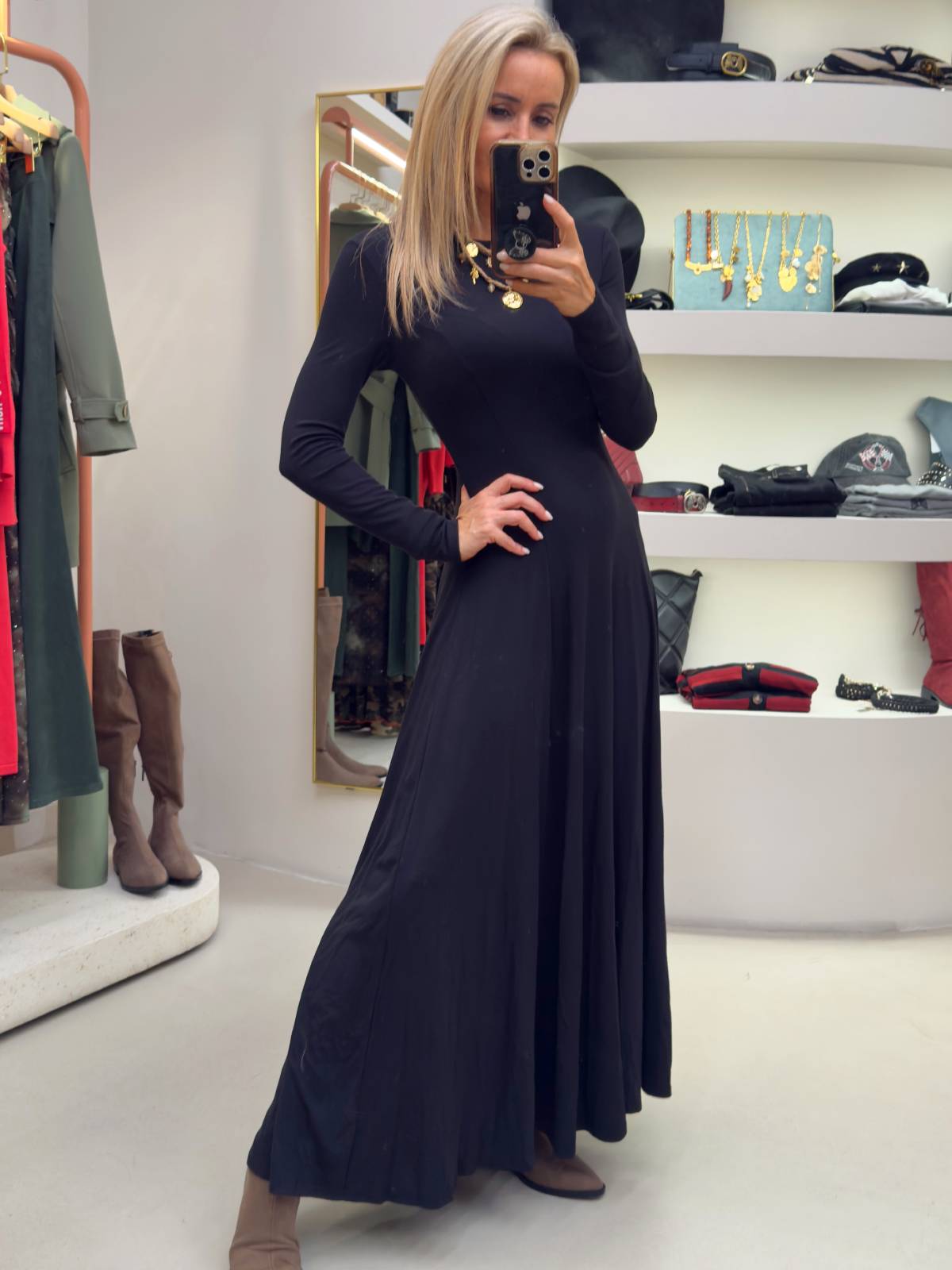 VESTIDO ULTZAMA NEGRO