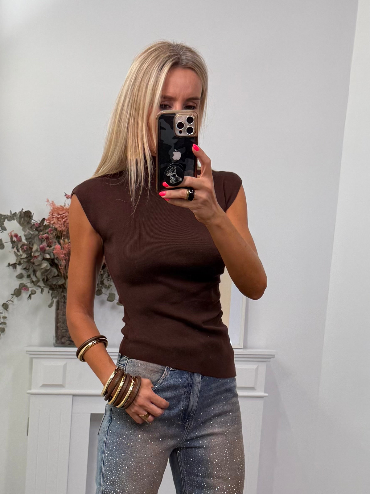 TOP BOLONIA MARRON