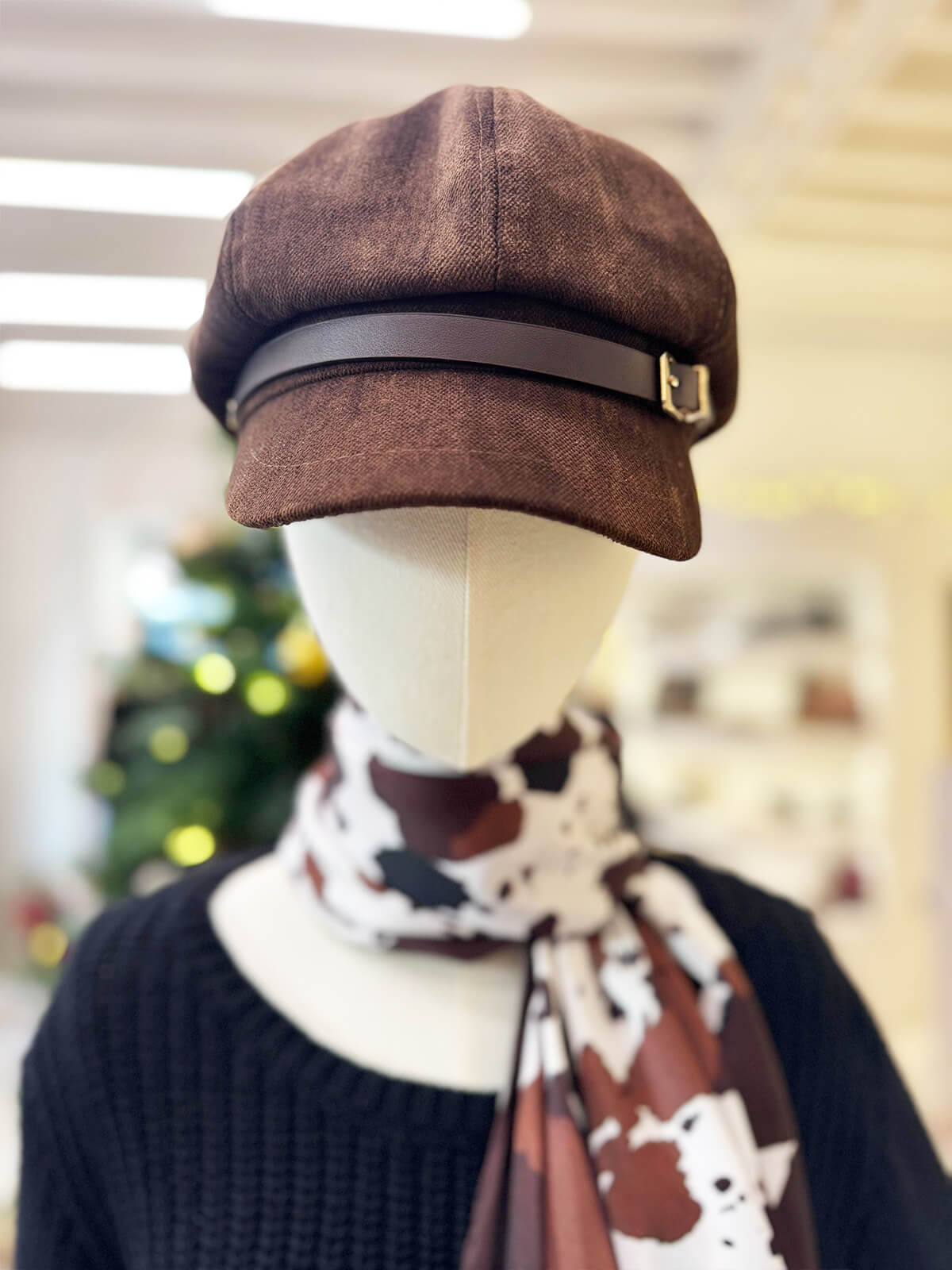 GORRA PEAKY MARRON