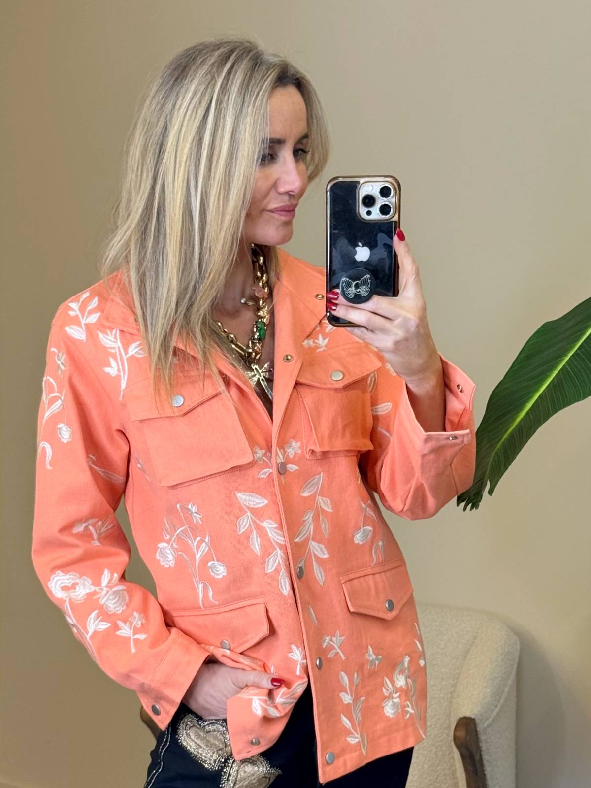 CHAQUETA AKINA NARANJA