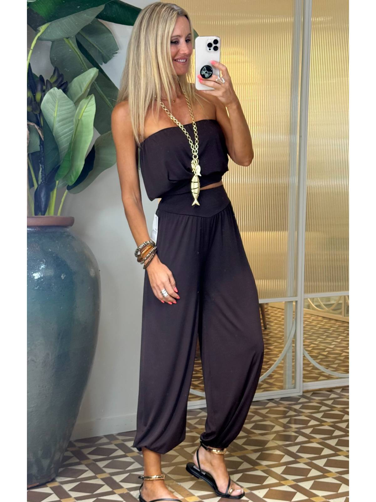 CONJUNTO ALAYNA MARRON