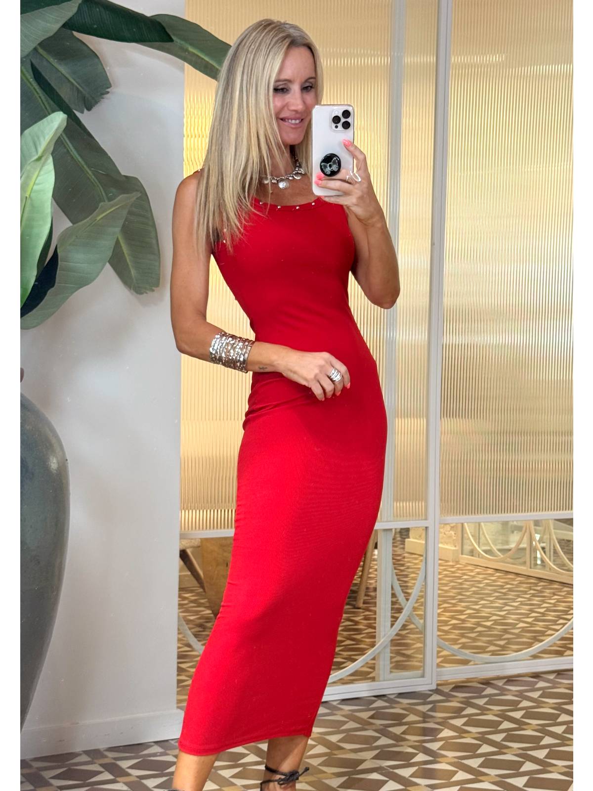 VESTIDO ANAD ROJO
