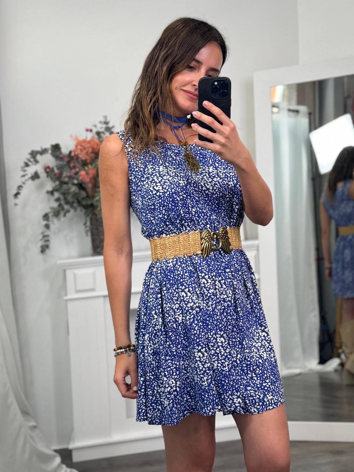 VESTIDO ANAISA AZUL