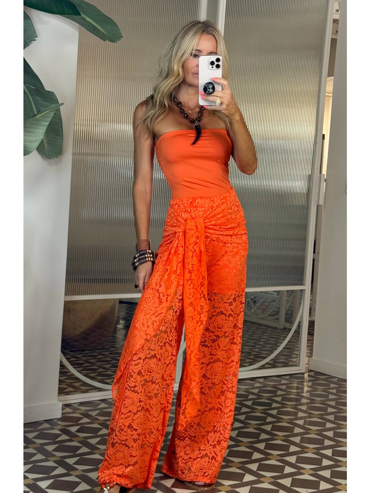 CONJUNTO ANJALI NARANJA