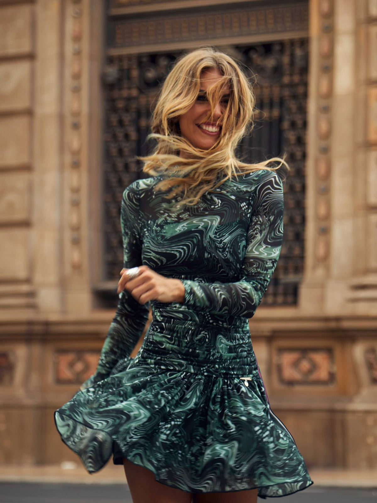 VESTIDO AQUAAURA CAMALEÓN