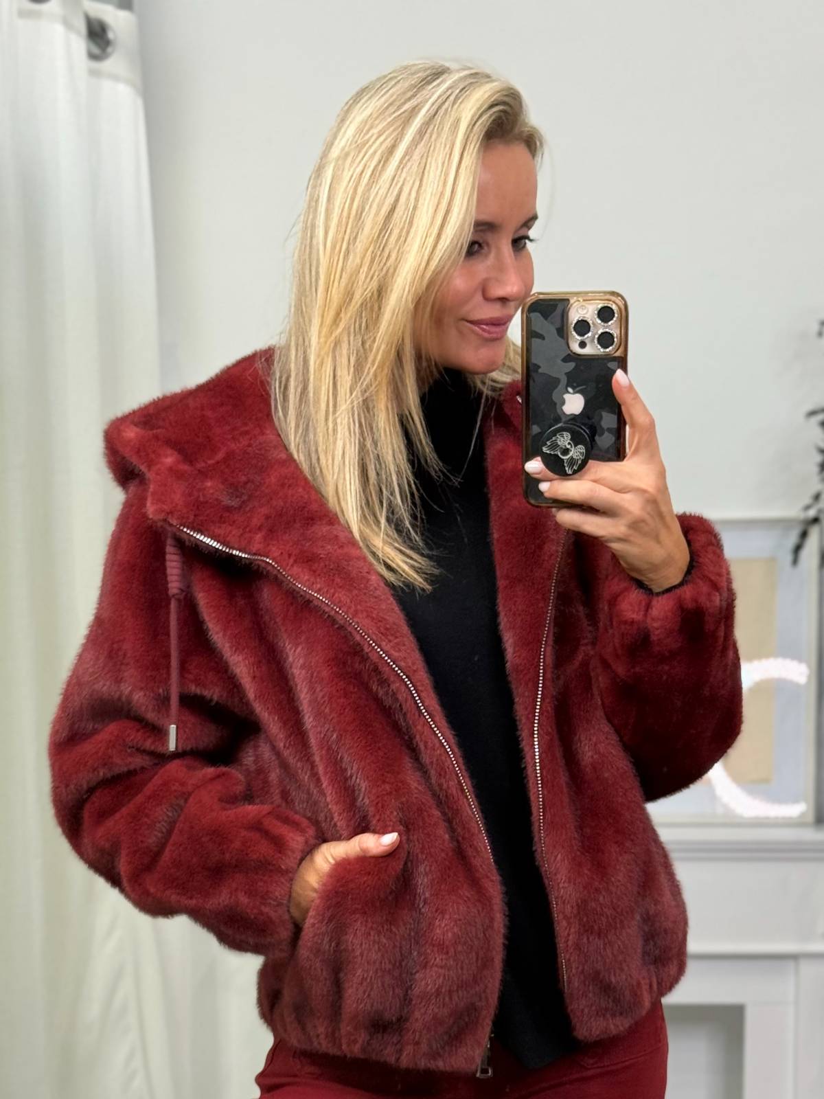 CHAQUETA ASHLEY BURDEOS