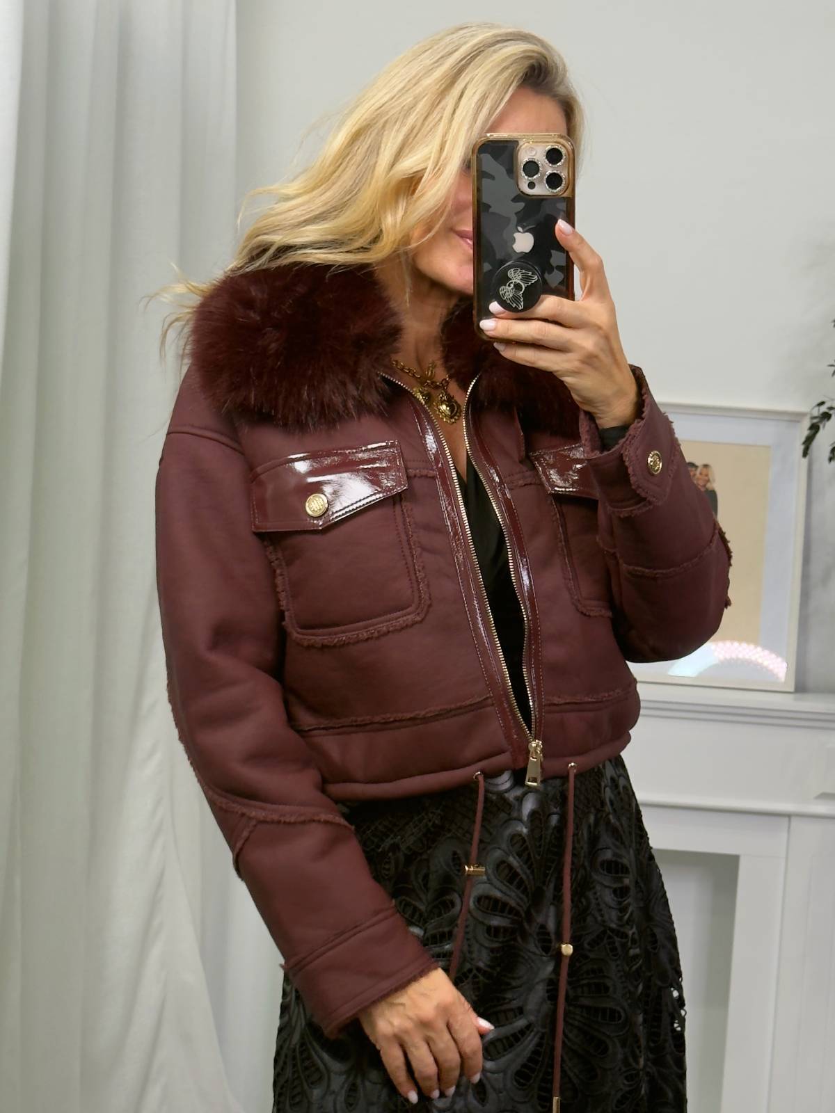 CHAQUETA BAIKAL BURDEOS