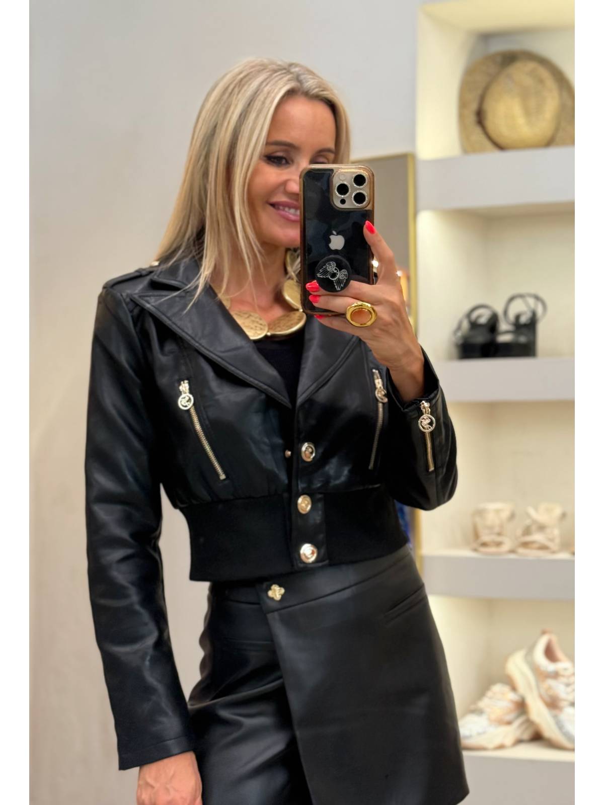 CHAQUETA MYRA NEGRO