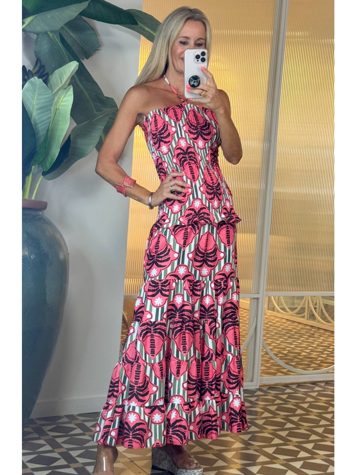 VESTIDO BILOBA ROSA