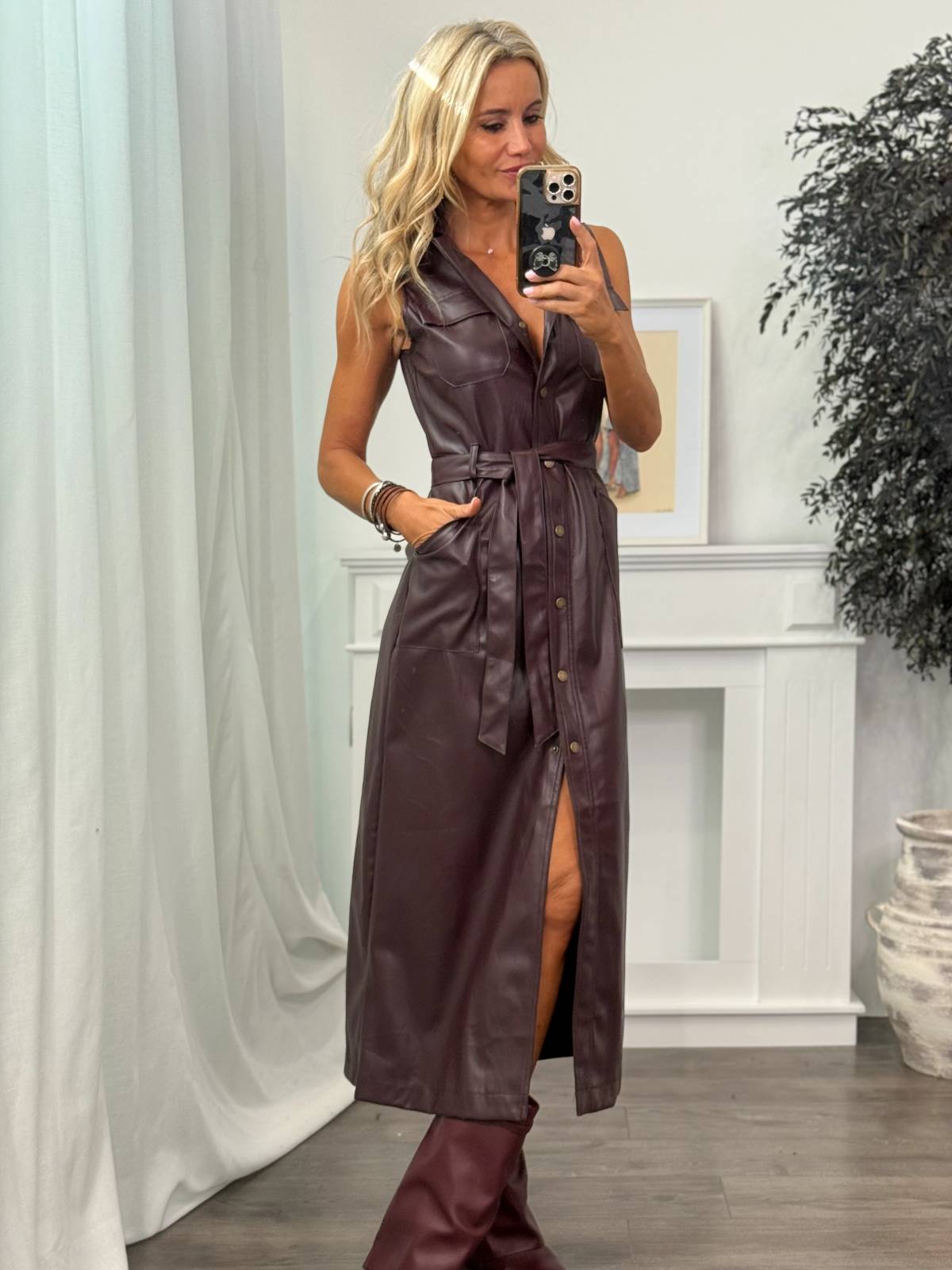 VESTIDO BILLY BURDEOS