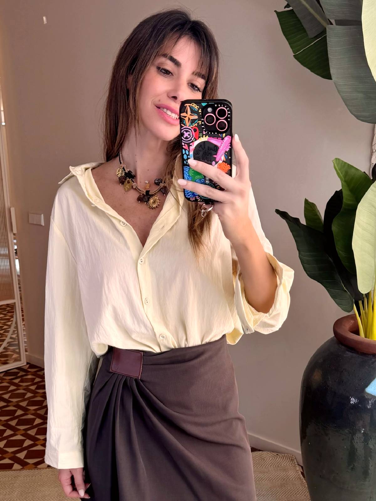 CAMISA ASCARAN AMARILLO