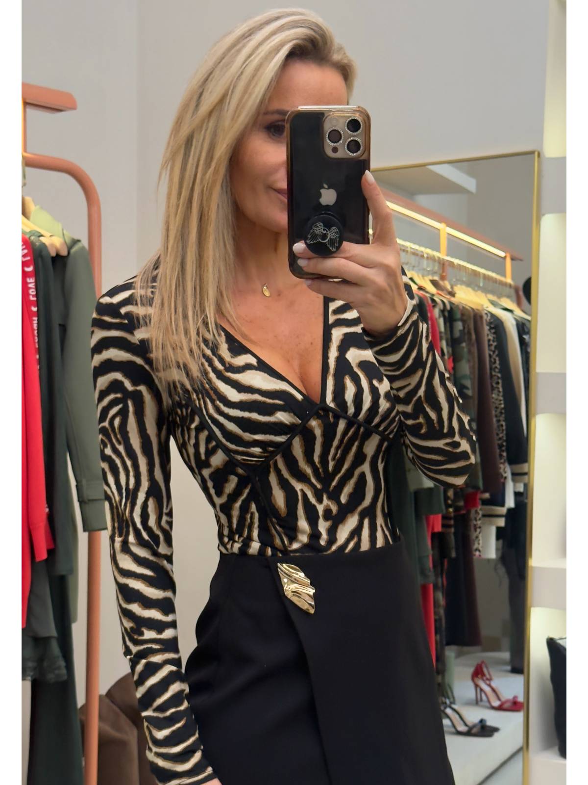 BODY AIRA MARRÓN PRINT