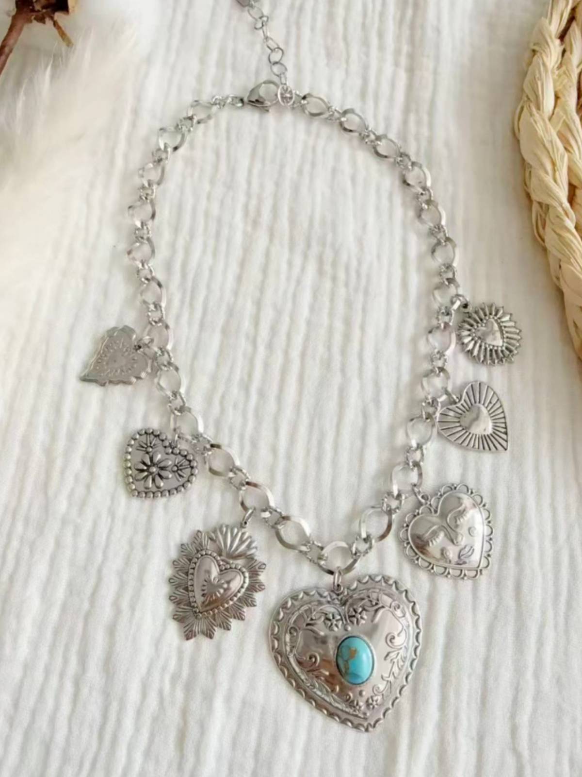 COLLAR BOHEMIO PLATA