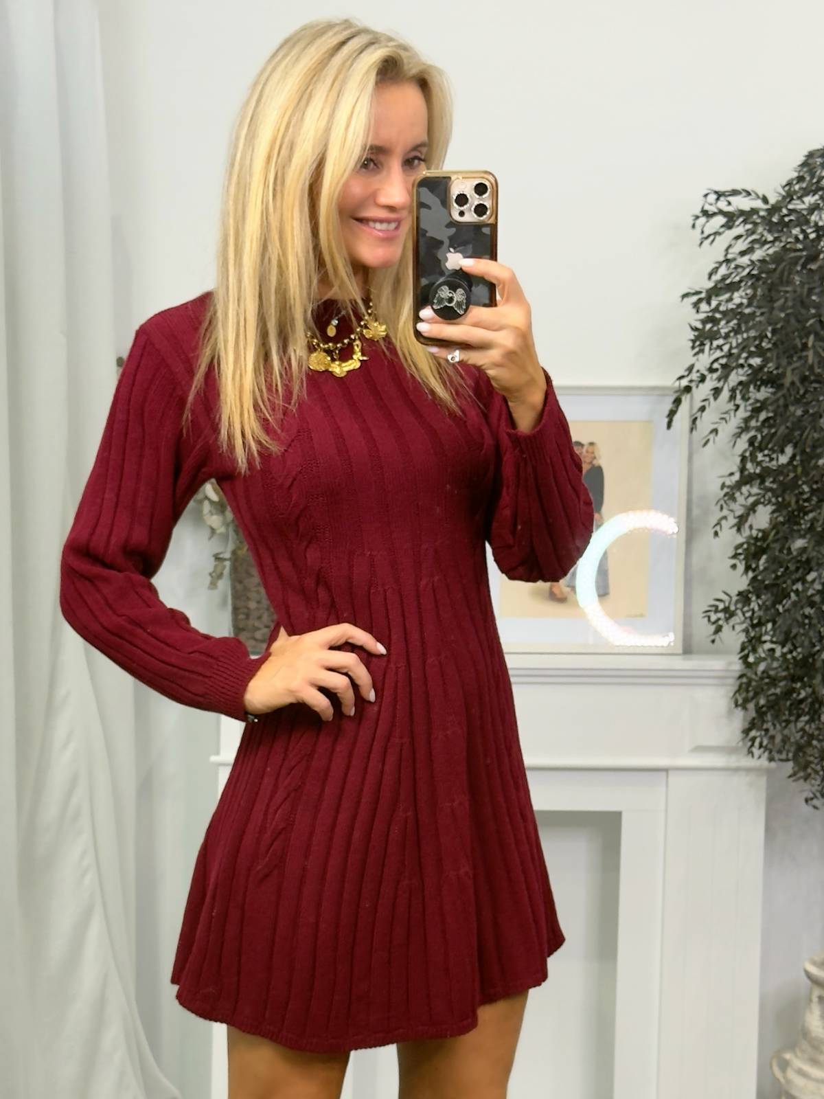 VESTIDO BURGUNDY