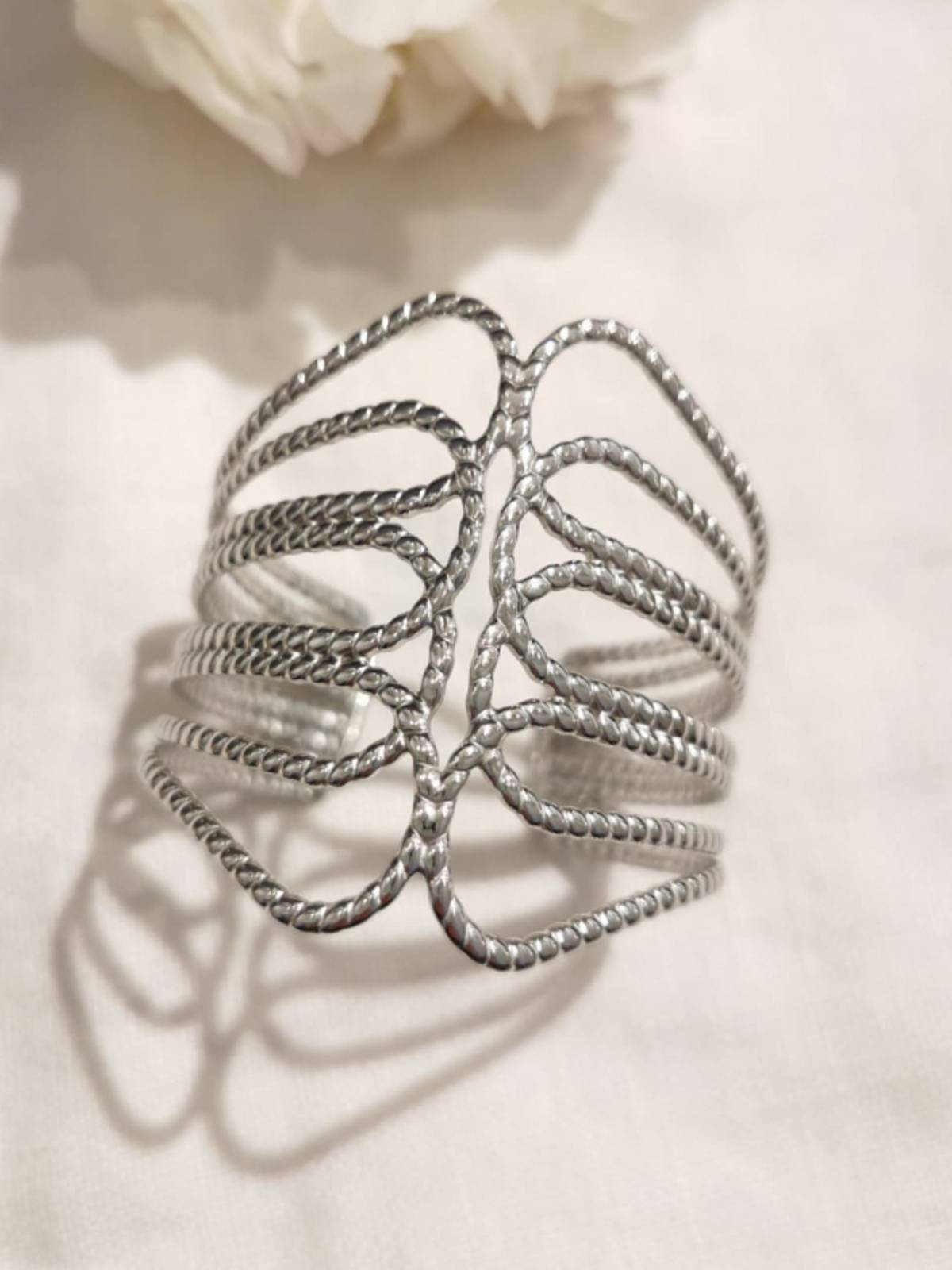 PULSERA CALADA PLATA