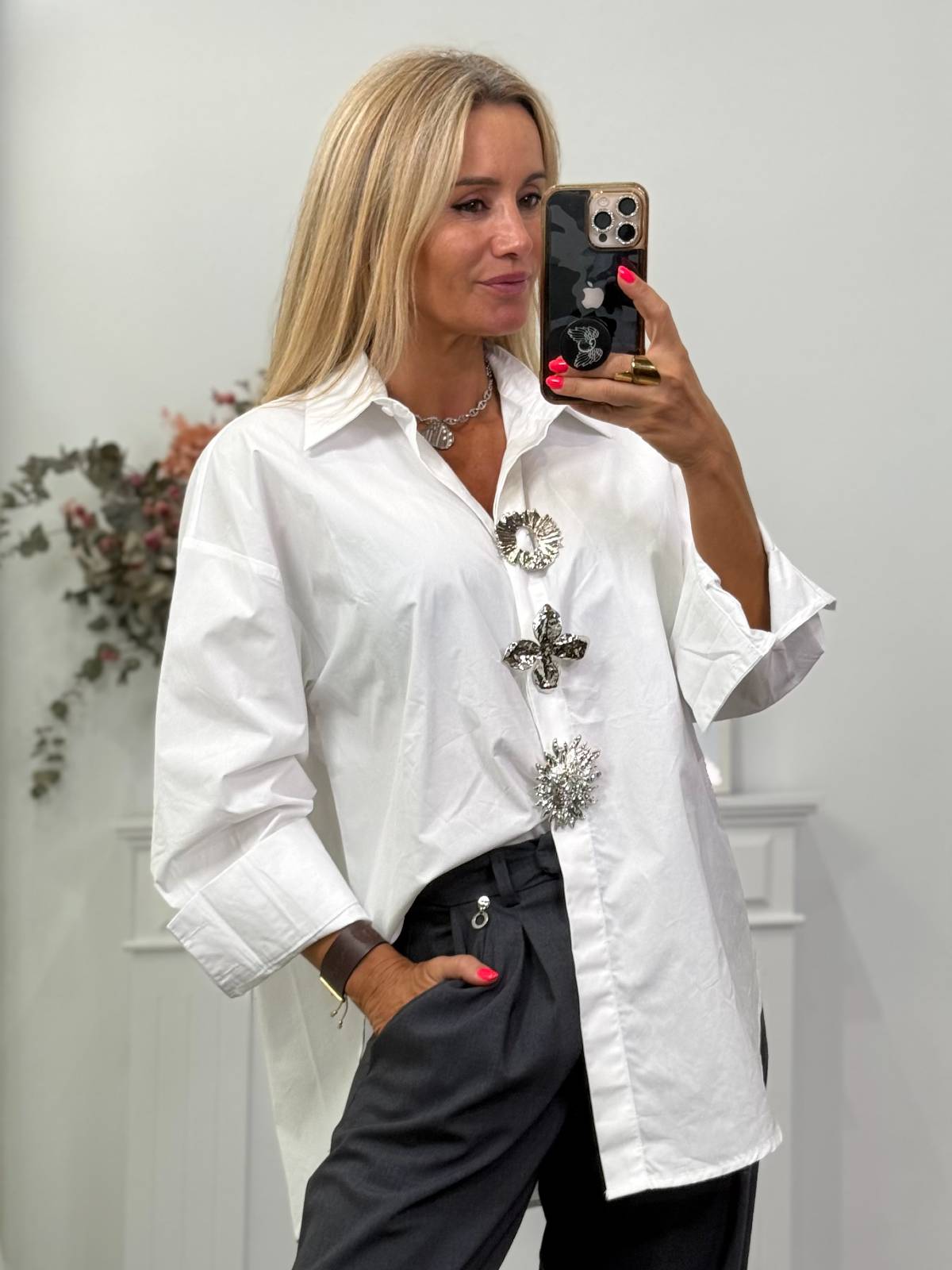 CAMISA BROCHES
