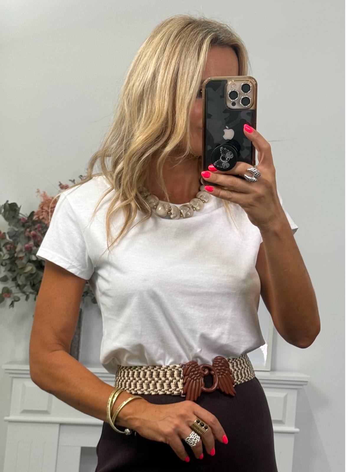 CAMISETA PALABA BLANCO