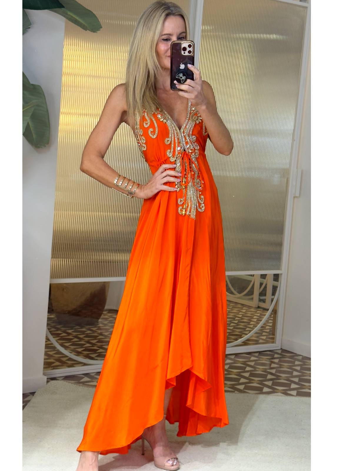 VESTIDO CAPRI NARANJA