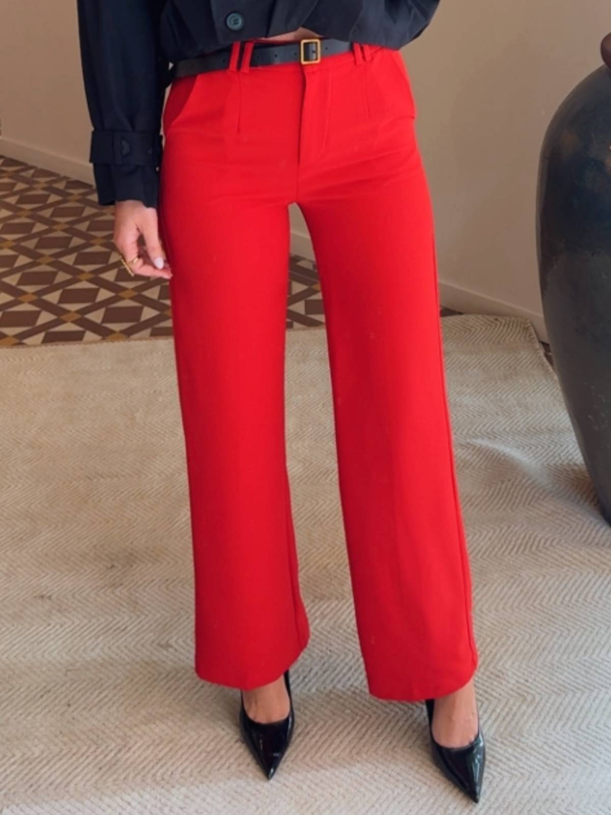 PANTALÓN CATTAN ROJO