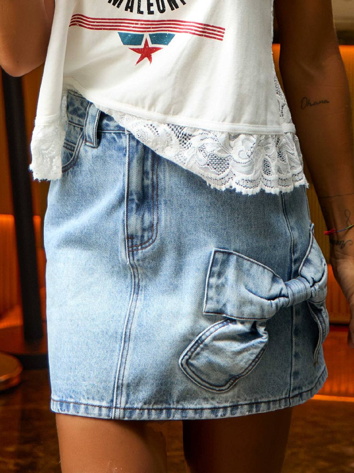 SAIA CAMALEÔNICA AZUL CLARO