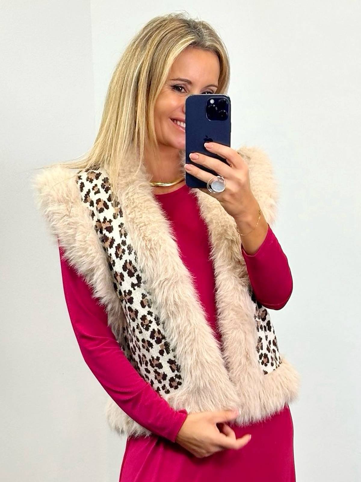 CHALECO ANIMAL PRINT