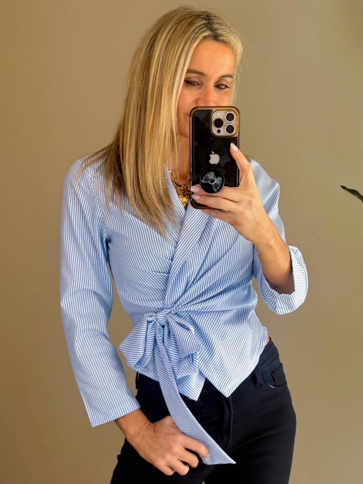 CAMISA CHAPANI AZUL RAYAS