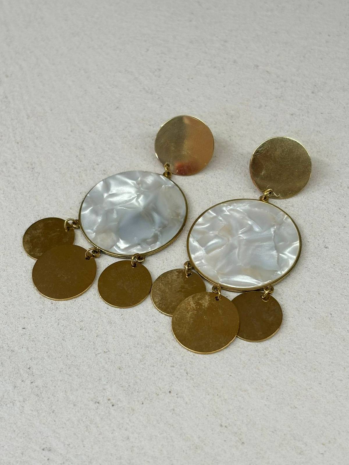 PENDIENTES CIRCULAR NÁCAR
