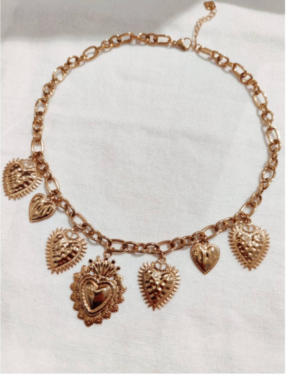 COLLAR MULTI HEARTS