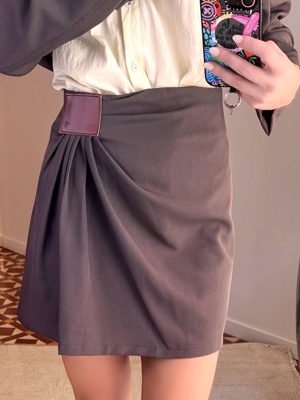 CONJUNTO BOMBER MARRON