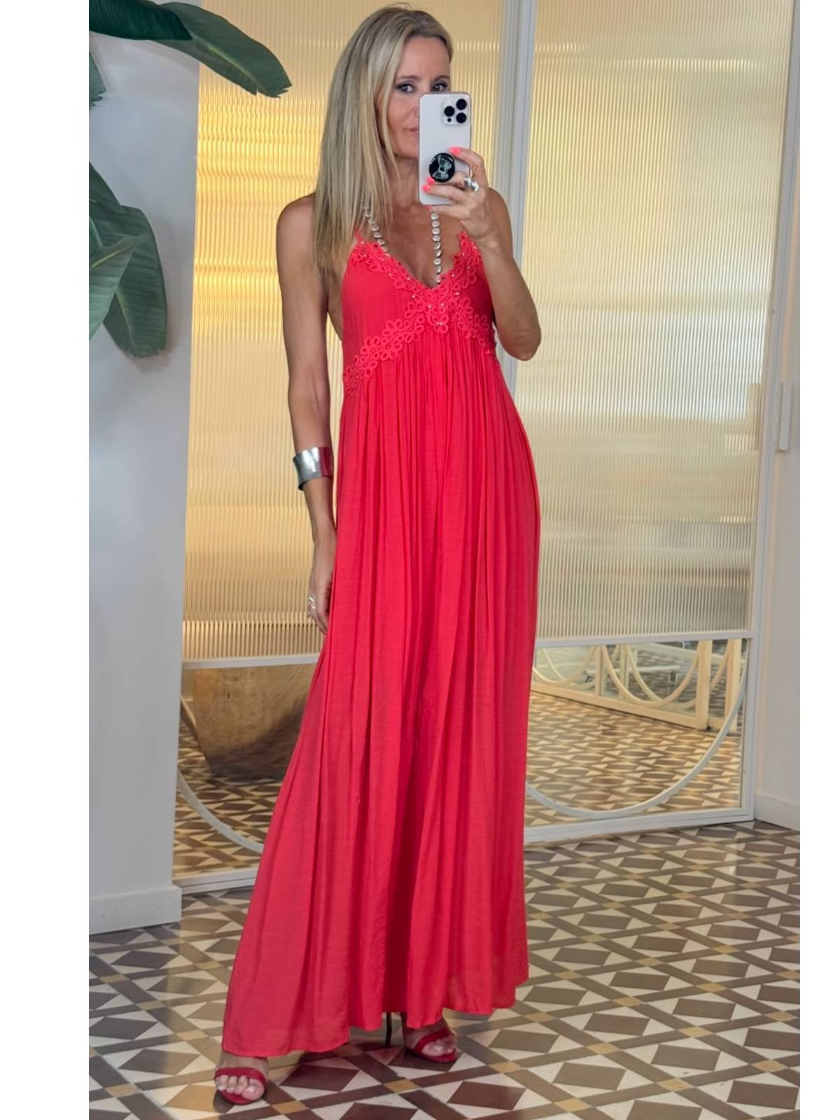 VESTIDO CORAIL