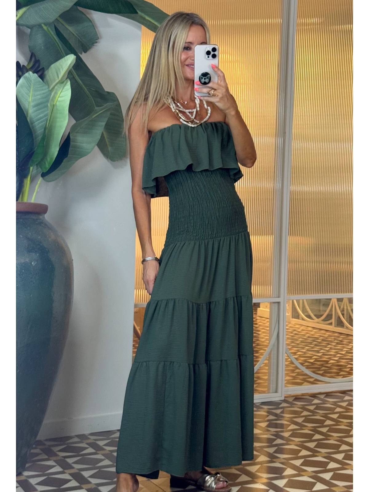 VESTIDO DELANA VERDE