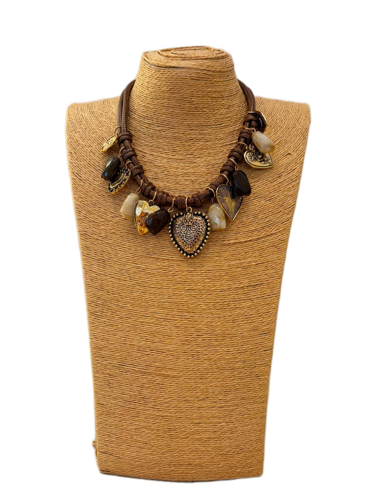 COLLAR DIJES MARRON