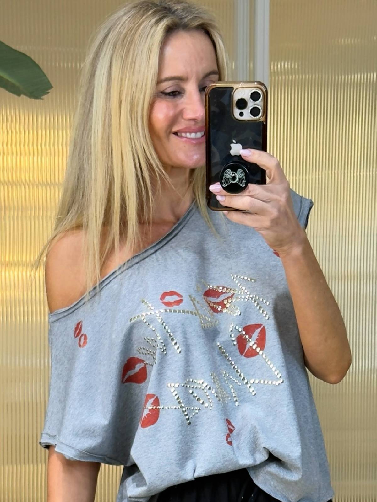 CAMISETA DIVA GRIS
