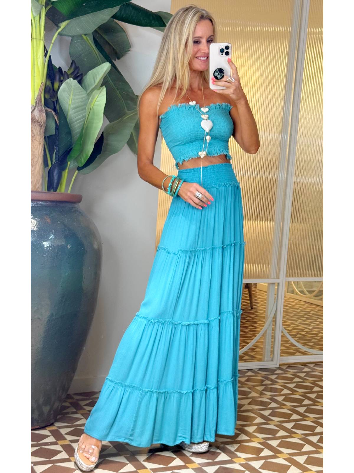 FALDA EVANIA AZUL