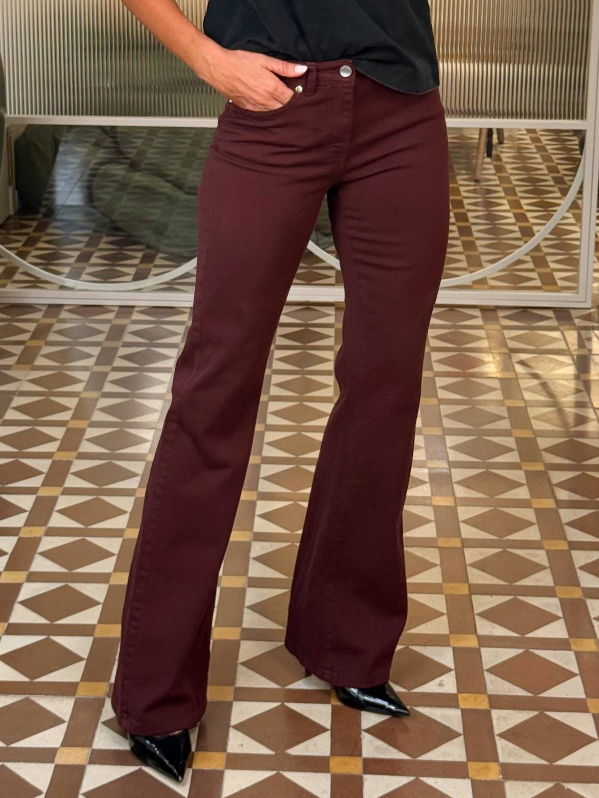 PANTALÓN FERSXE BURDEOS