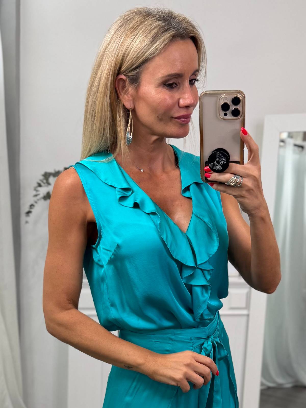 BLUSA FIBER AZUL