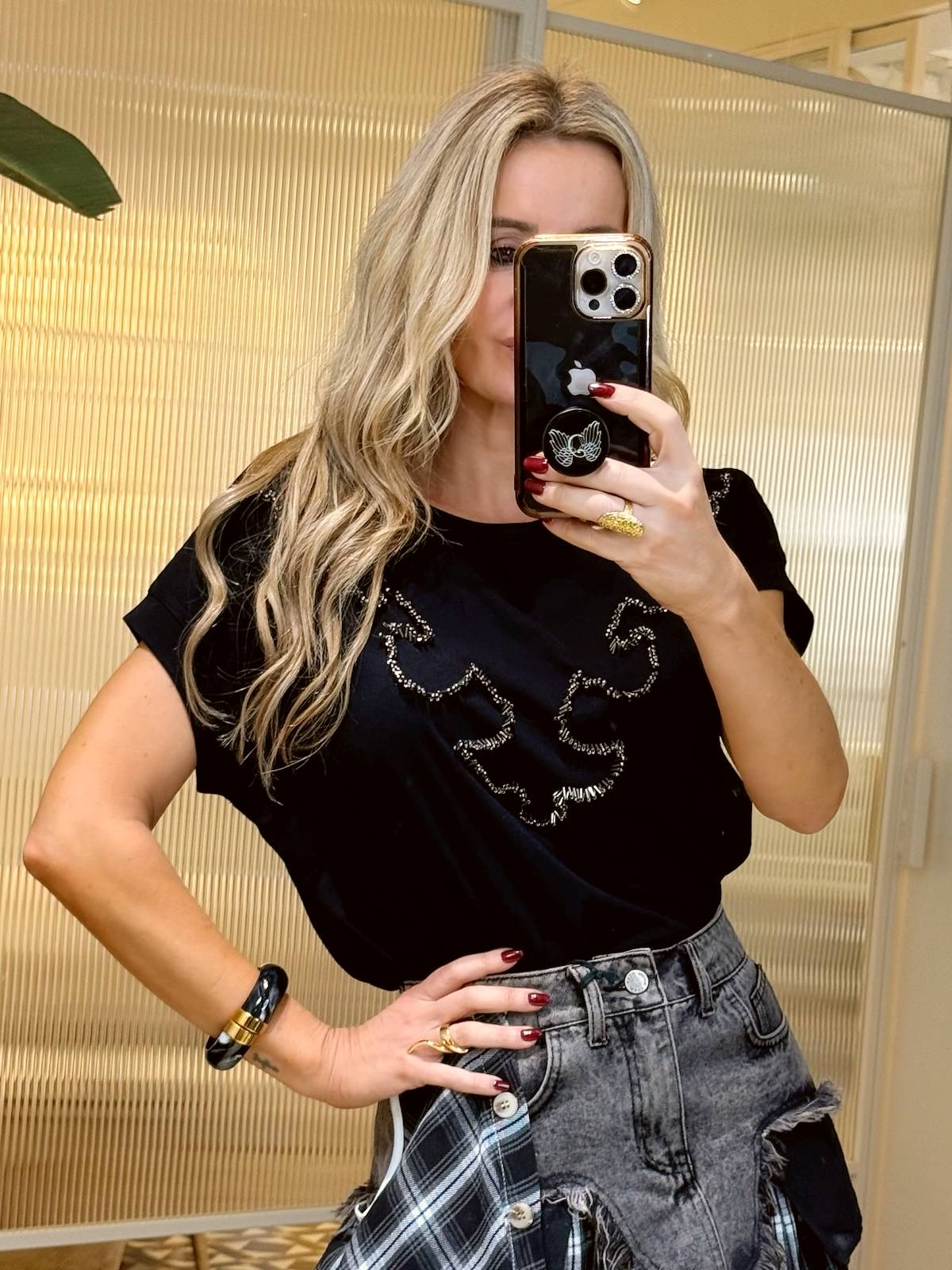 CAMISETA FISCHER NEGRO