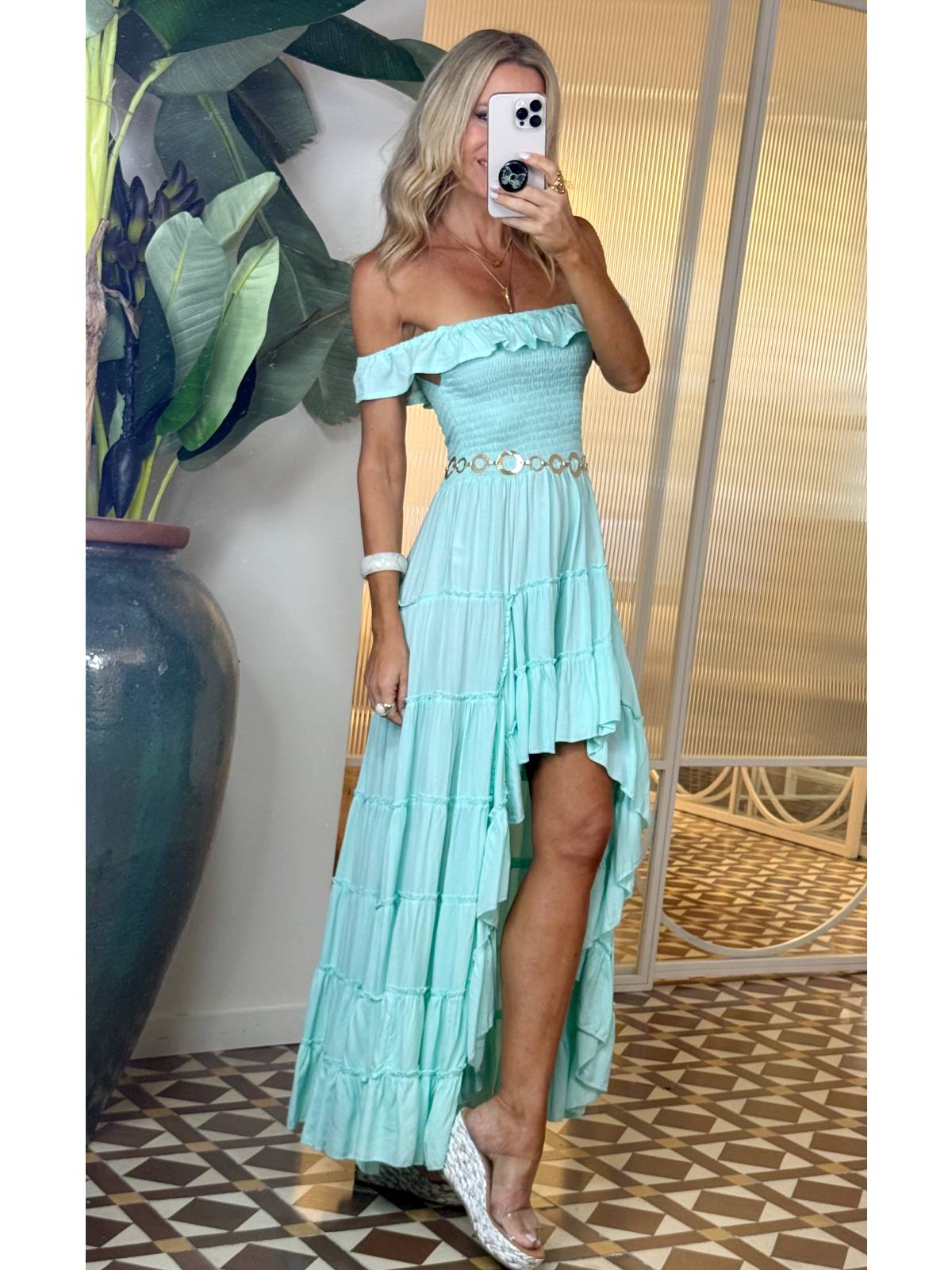VESTIDO FLORVEY AQUA