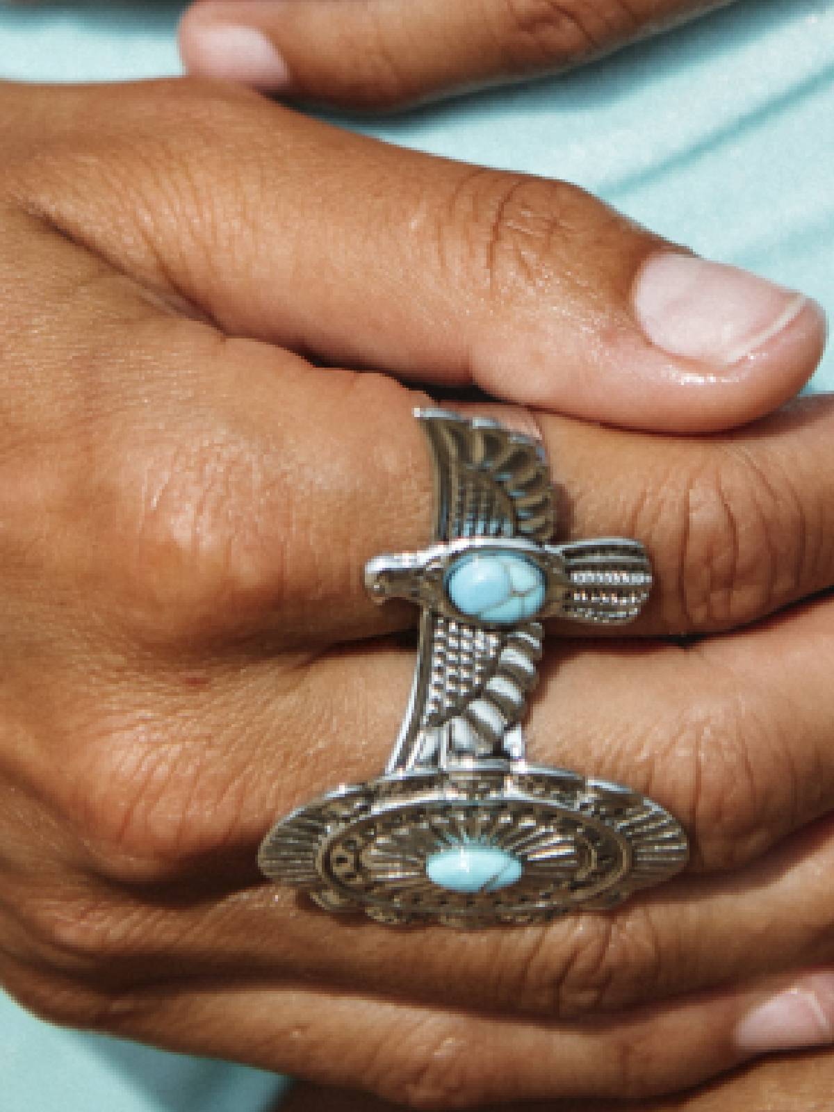 ANILLO ÁGUILA PLATA