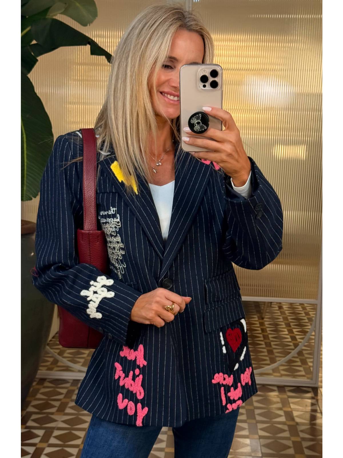 BLAZER FUNKY MARINO