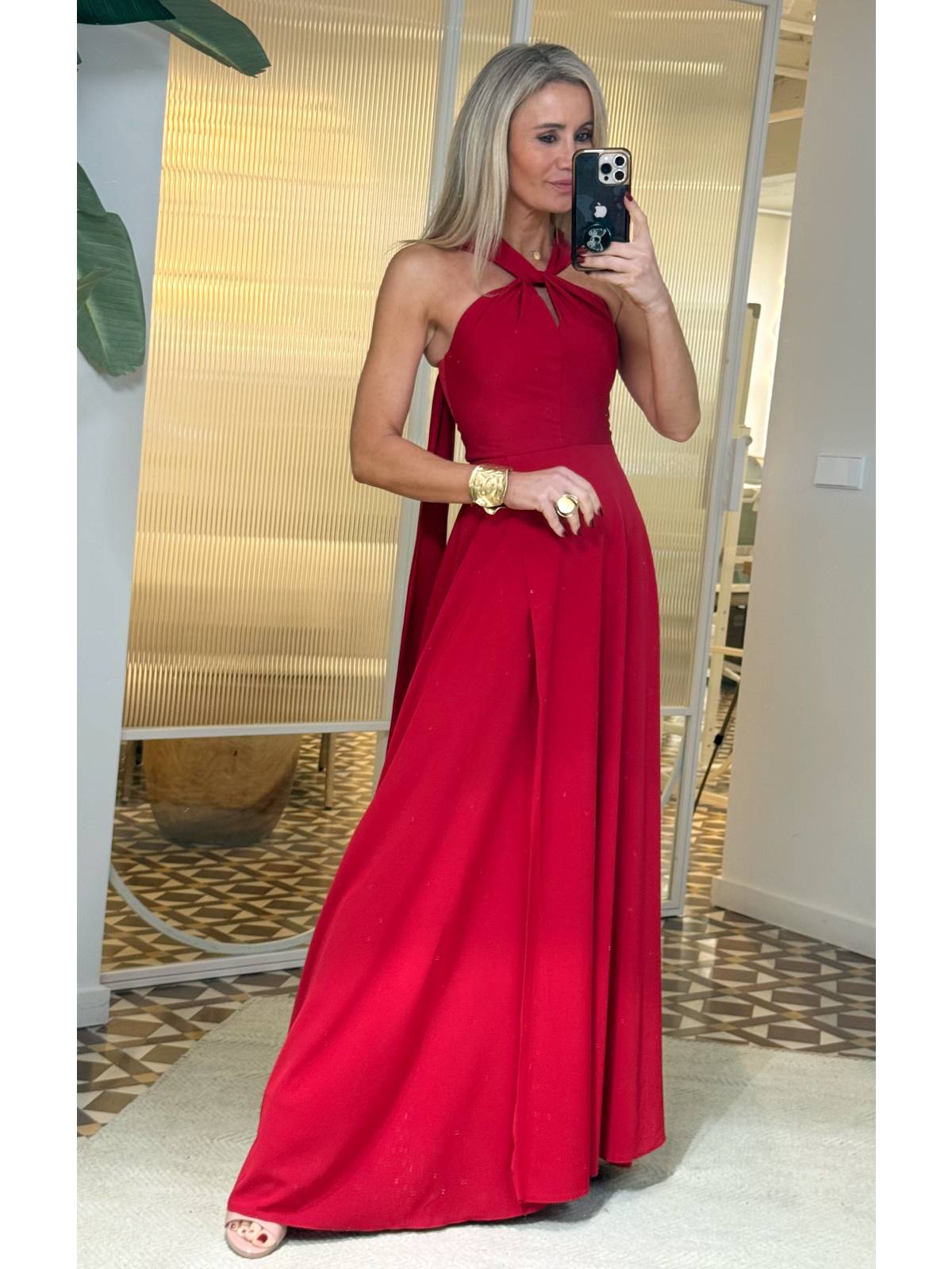 VESTIDO GALDORA ROJO