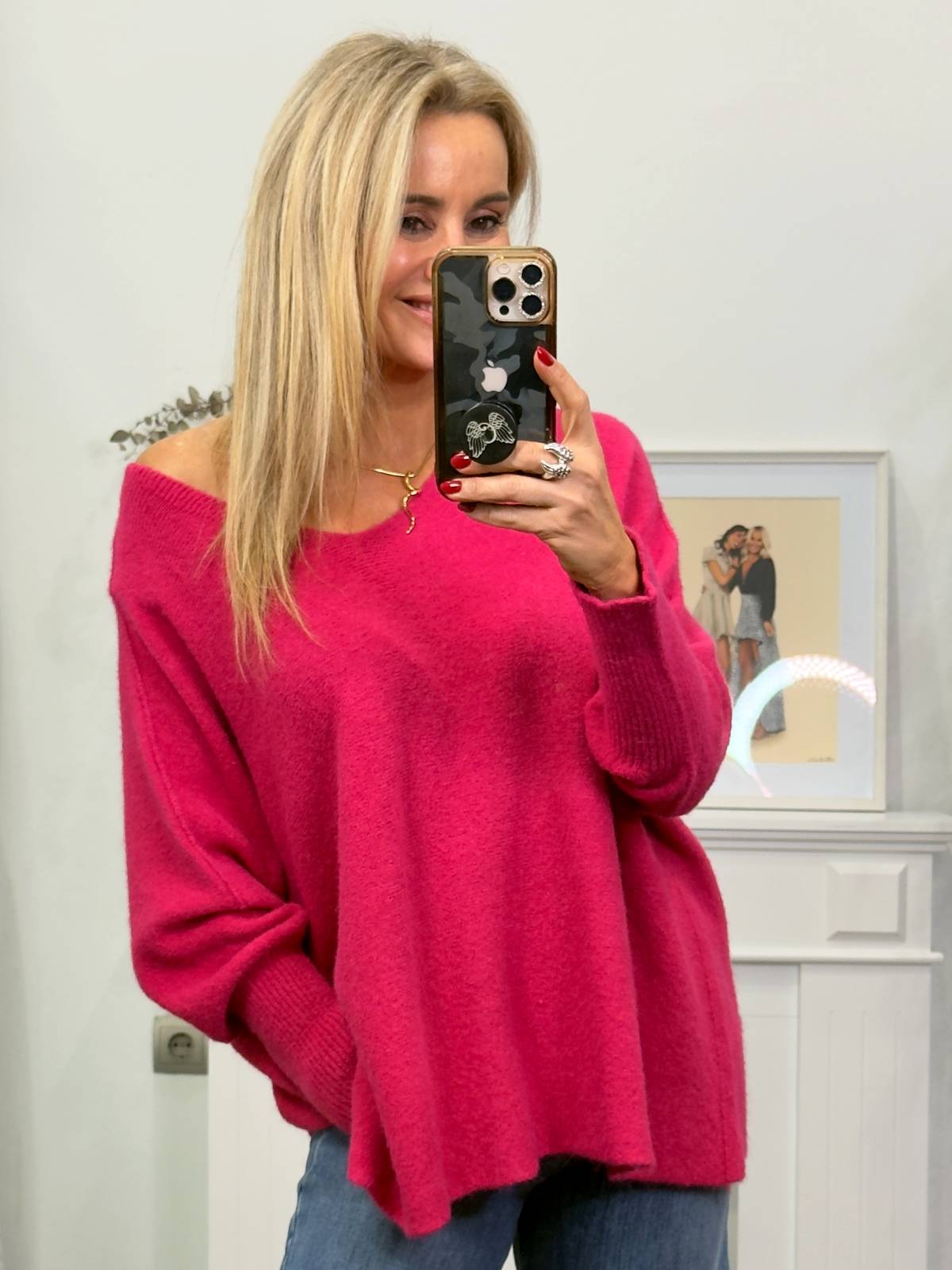 JERSEY GALONA FUCSIA