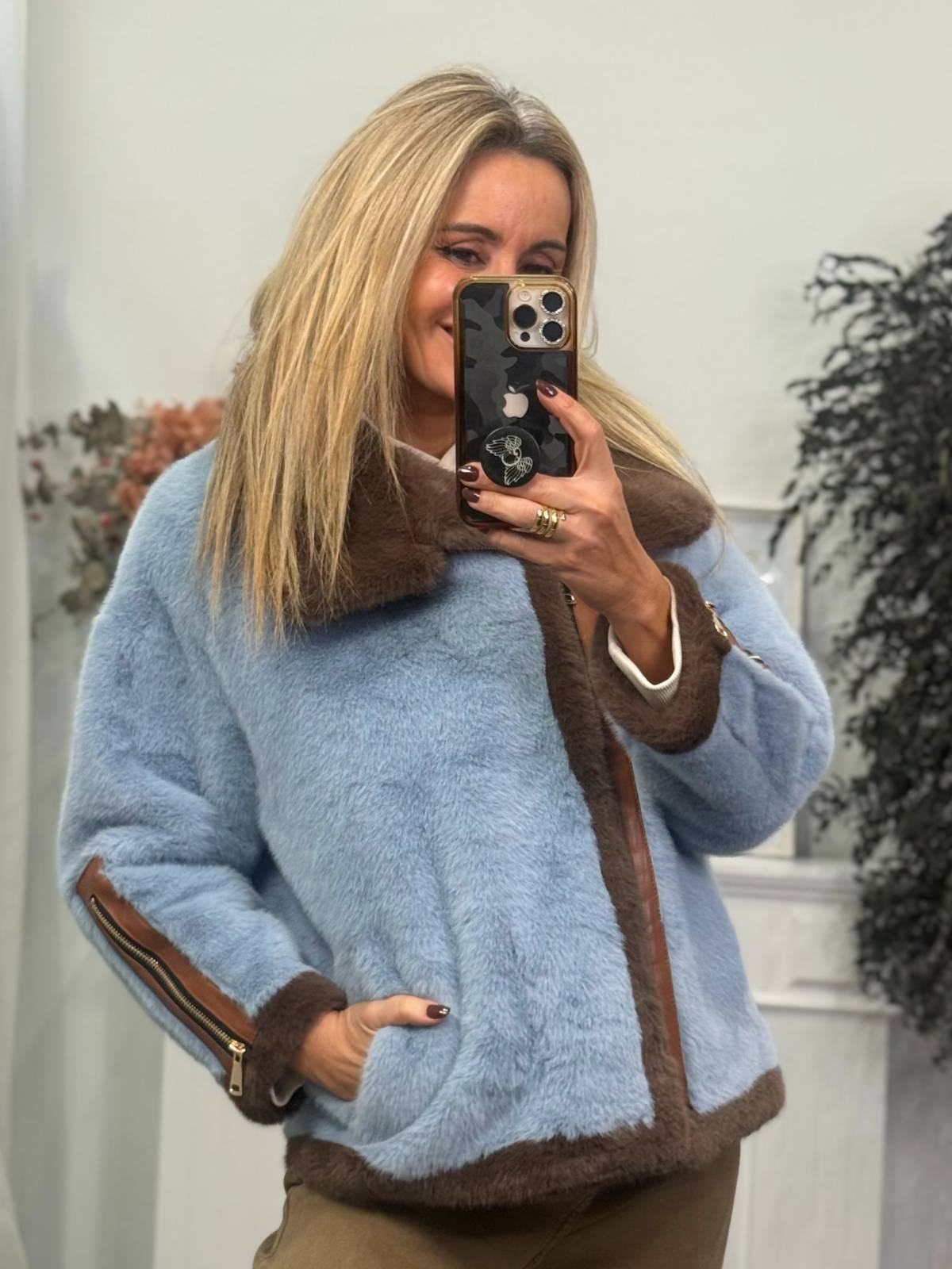 CHAQUETA GELENA AZUL