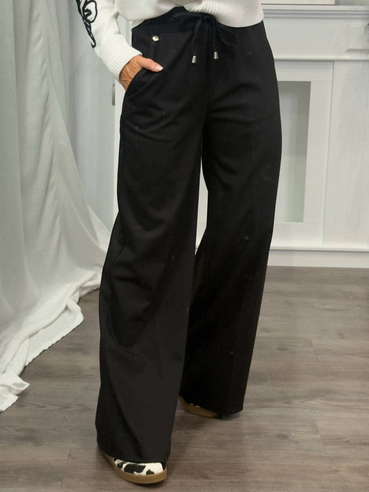 PANTALÓN GRIGIO NEGRO