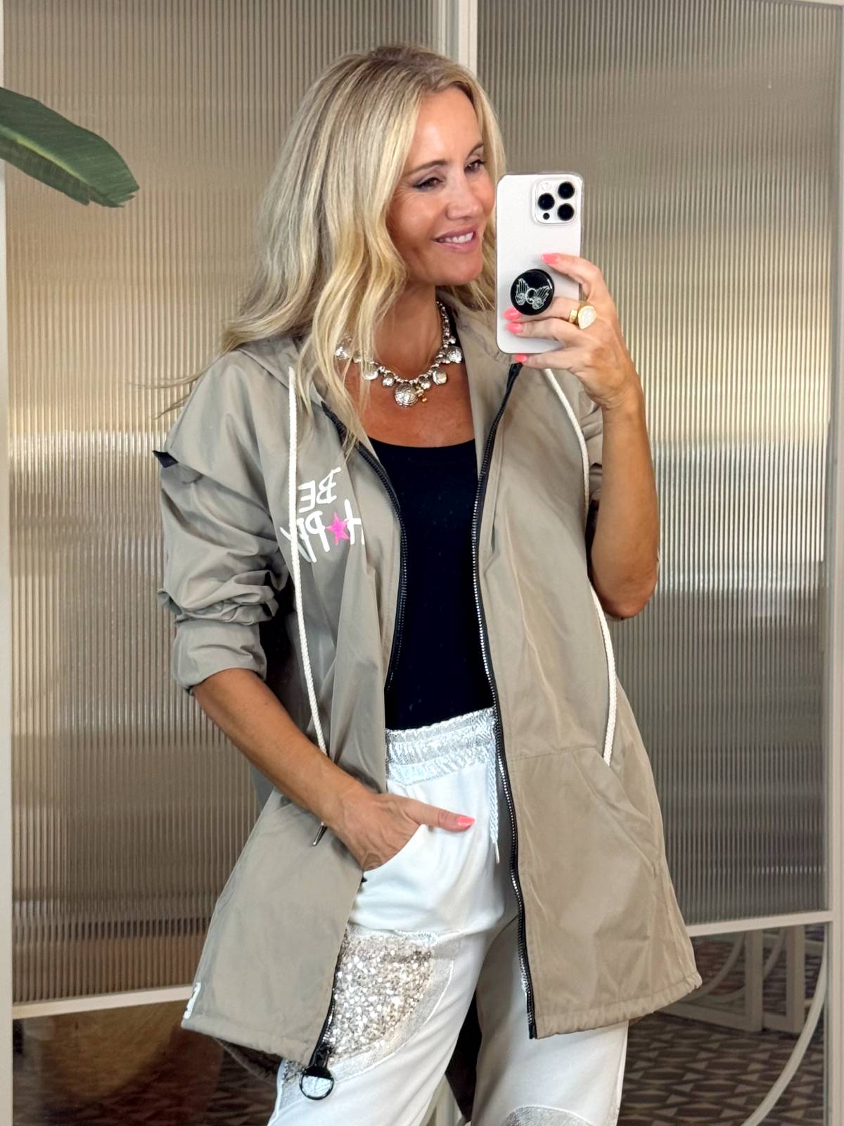 CHAQUETA HAPPY BEIGE