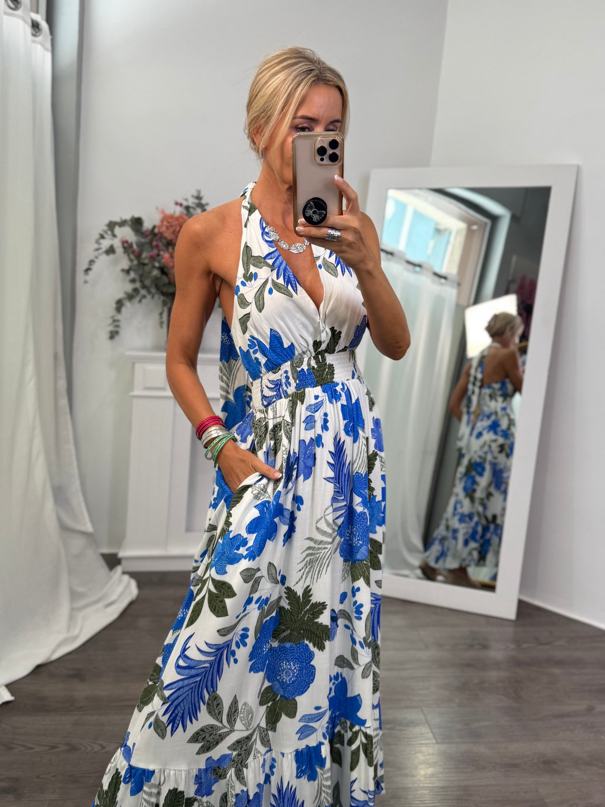 VESTIDO ZURIE FLORAL BLAN